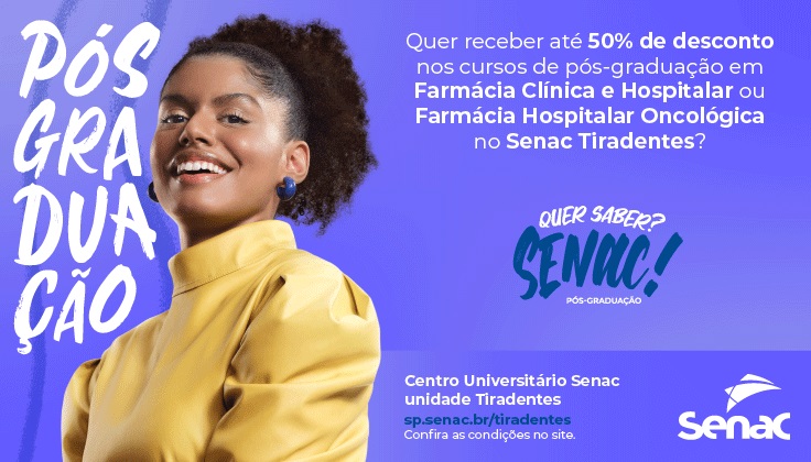 SENAC pós-graduação - Logo